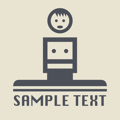 Avatar, different situations icon or sign, vector