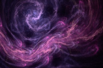 Abstract nebula, deep space colored galaxy background