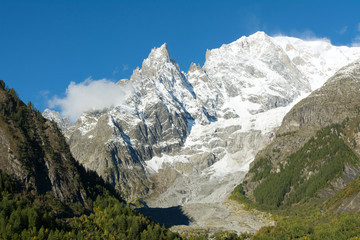 Il Monte Bianco e l' Aiguille Noire de Peuterey