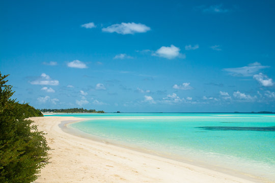 sand of beach caribbean sea