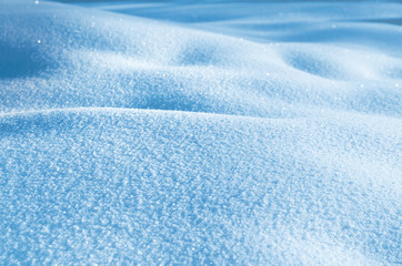 Winter background of shiny snow