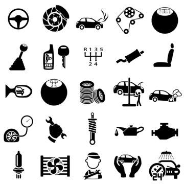 Auto repair Icons