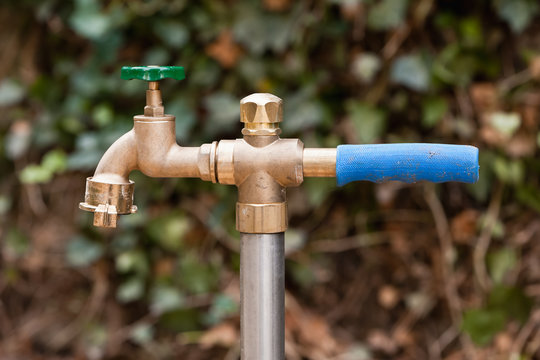 Wasserhahn - Zapfstelle - Bauwasser
