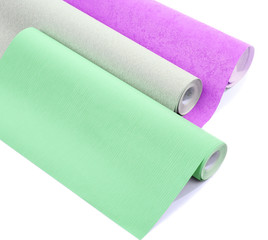 Wallpapers isolated on white