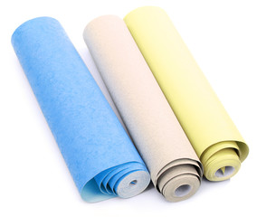 Wallpapers isolated on white