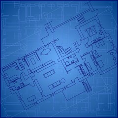 Architectural Blueprint Background