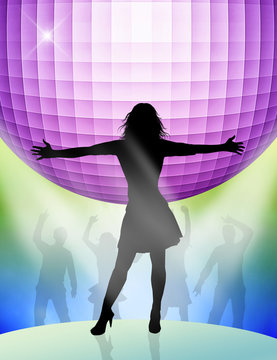 woman dancing in disco