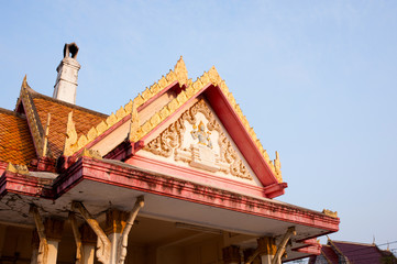Thai temple cemetery