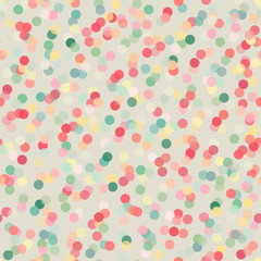 Multicolored defocused light dots. Seamless vector background - 57384299