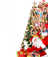 Goup of happy people