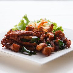 fried pork