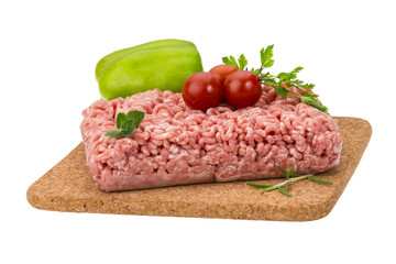 Stuffed raw meat