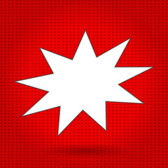 Paper Speech Bubble, Vector Illustration