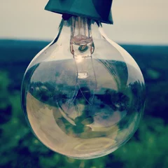 Tuinposter light bulb mountain © jenijane