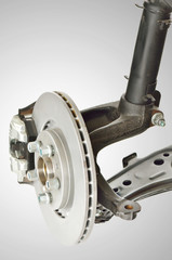Disc Brake and Shock Assembly