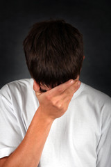 Fototapeta premium Sad Young Man