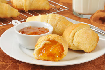 Fresh croissant