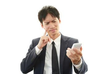 苦悩するビジネスマン