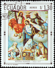 Holy Virgin by Bernardo Rodriguez (Ecuador 1967)
