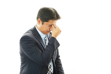 疲れたビジネスマン