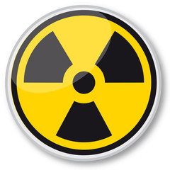Obraz premium Radioactivity sign