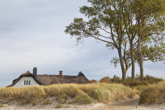 Haus hinter den D&uuml;nen in Ahrenshoop,Mecklenburg-Vorpommern,Deut