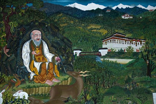 Religious thanka, Thimpu, Bhutan