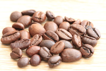 Kaffeebohnen geröstet