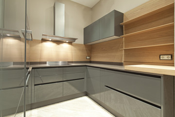 Interior of designer kitchen