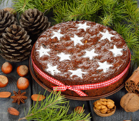 Christmas fruit cake