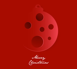 Obraz premium Weihnachtskugel Vektor Grafik