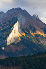 eeriness mountain landscape, Tatry, Poland © dziewul