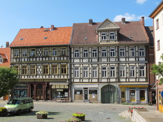 Marktplatz in Blankenburg(Harz)