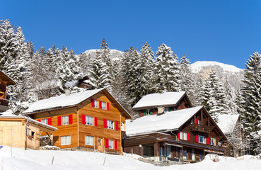 Winter in alps