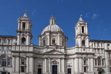 Fototapeta na wymiar Chiesa di Sant'Agnese, Roma
