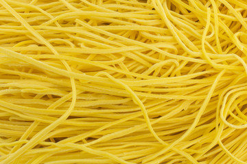 Egg noodles background