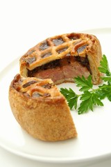 Traditional British pork pie