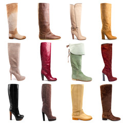 Female boots collection