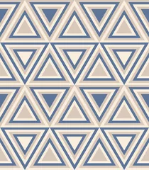 Papier Peint photo Lavable Zigzag Modèle abstrait de mode avec des triangles