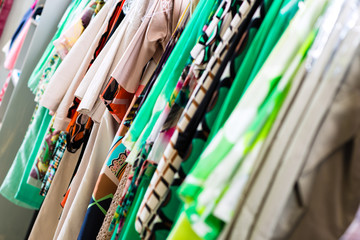 fashion in department store or shop