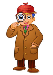 Obraz premium detective boy