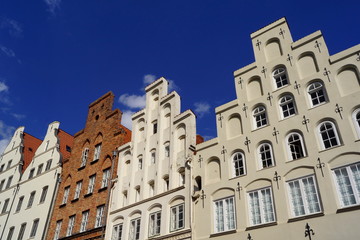 Fototapeta na wymiar Stare Miasto w Lubece (Szlezwik-Holsztyn)