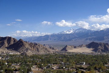 Cityscape, Leh, Ladakh, India