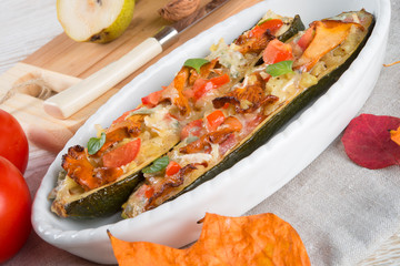 stuffed zucchini