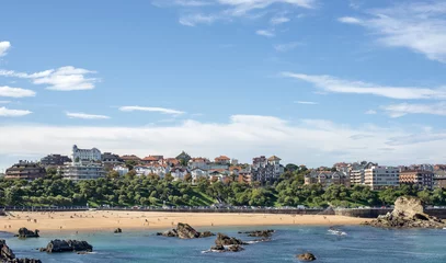 Gordijnen Views of Santander city and Sardinero beach, Cantabria, Spain. © leonardo2011