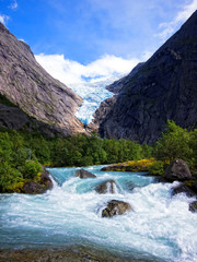 riksdalsbreen glacier, Norway