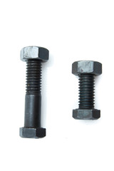nuts and bolts isolated on a white background