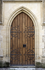 Gothic door.