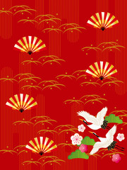 和風_赤_鶴