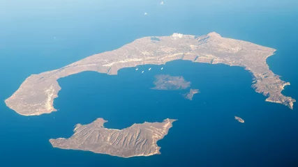 Cercles muraux Santorin Vue sur l& 39 île de Santorin